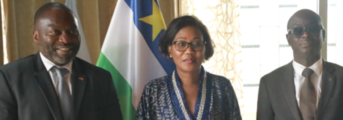 La Cour pénale spéciale (CPS) à la rencontre de Son Excellence Madame Sylvie Baïpo