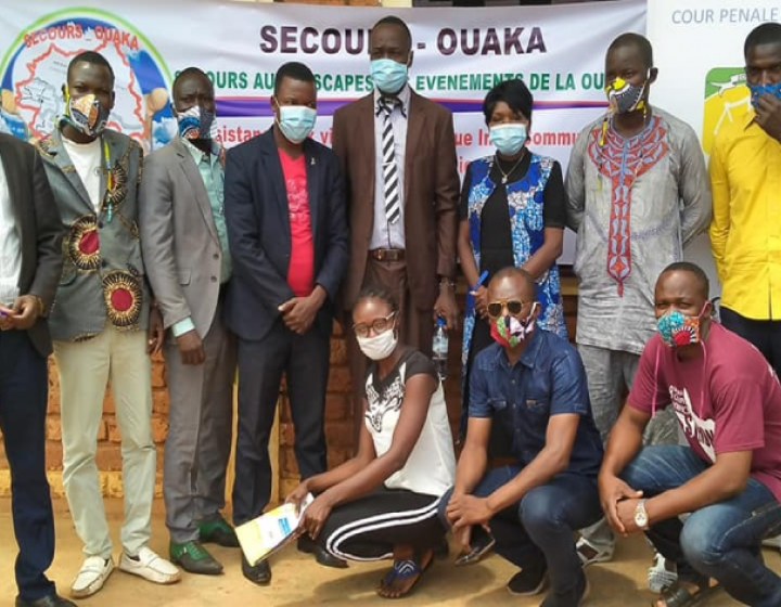 Atelier de sensibilisation à l'ONG Secours-Ouaka.