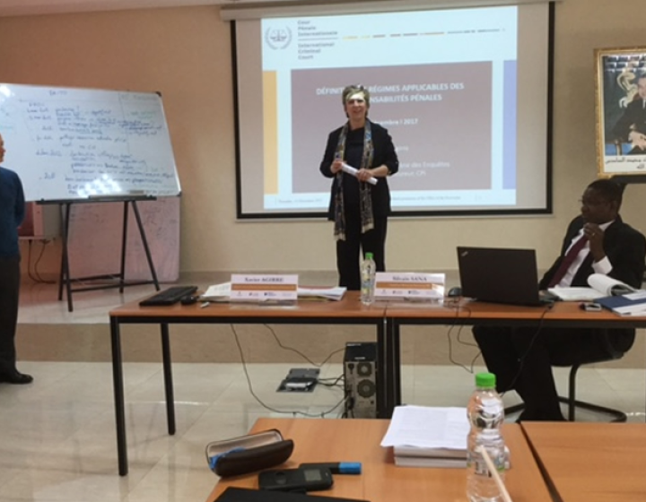 Les magistrats en formation à Rabat.