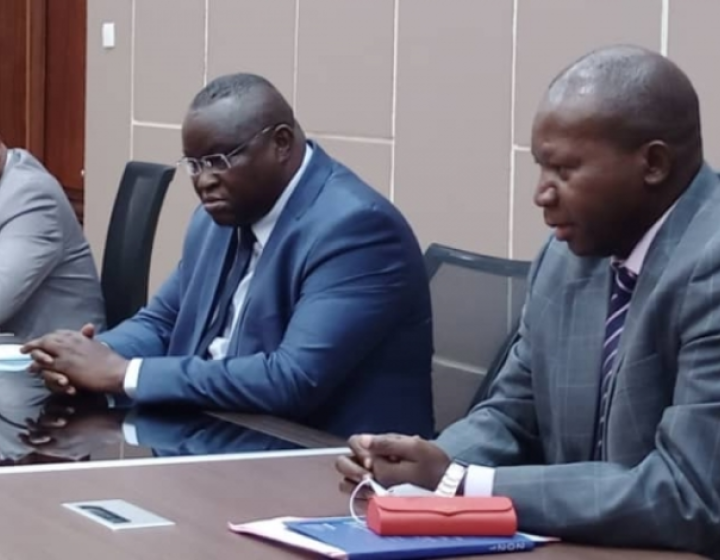 Visite officielle du garde des sceaux à la Cour pénale spéciale.