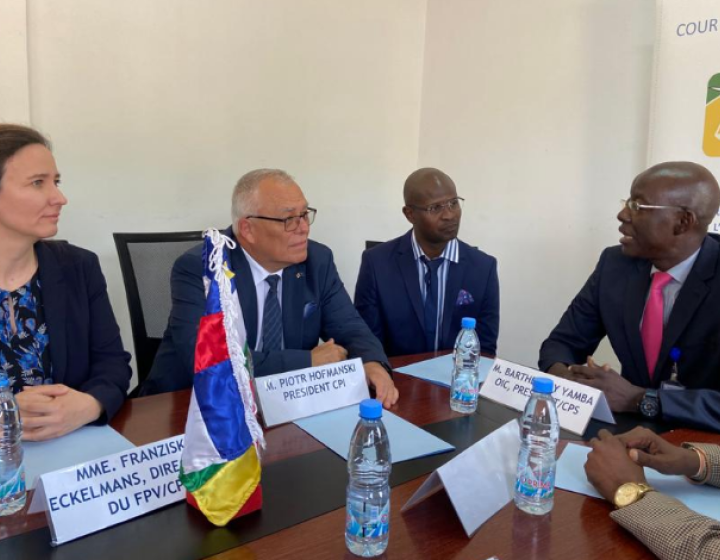 Visite de courtoisie par des représentant de la CPI à la Cour pénale spéciale (CPS) RCA