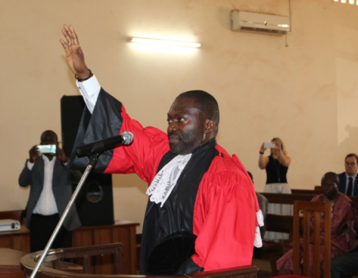 Prestation de serment du Greffier en chef adjoint international de la Cour pénale spéciale