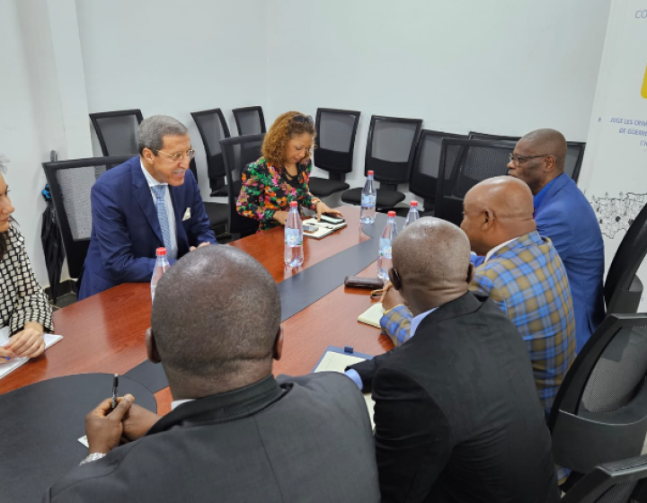 Son excellence Omar HILALE , Ambassadeur, Représentant permanent du Maroc auprès des Nations-unies Président de la Configuration République centrafricaine (RCA) de la Commission de la consolidation de la paix de l’ONU (PBC), à été reçu par les autorités d