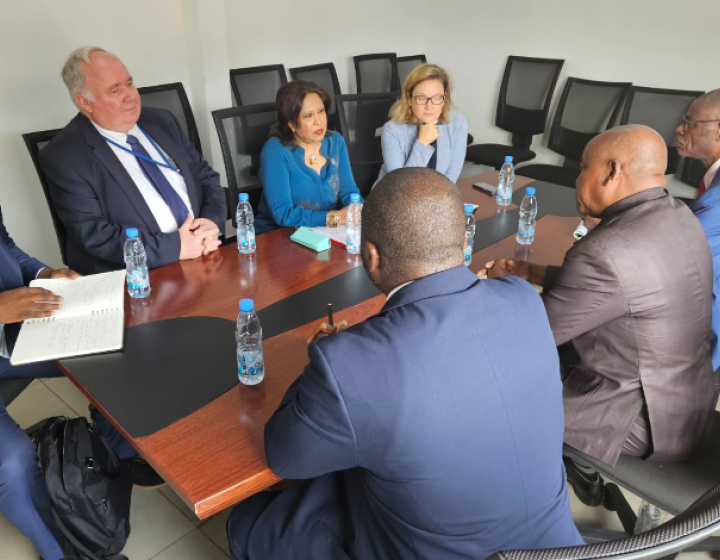 La CPS a reçu ce jour jeudi 16 novembre 2023, la Représentante spéciale du Secrétaire général des Nations Unies sur les violences sexuelles dans les conflits armés (RSSG-VSLC), Madame Pramila Patten en mission à Bangui, République centrafricaine (RCA).