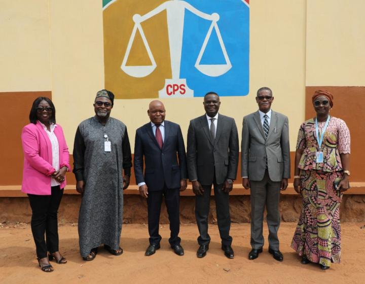 Mr YAO,Expert Indépendant des Nations-Unies en visite à la CPS