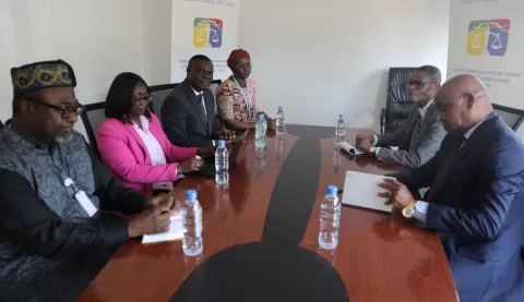 Mr YAO en visite à la CPS