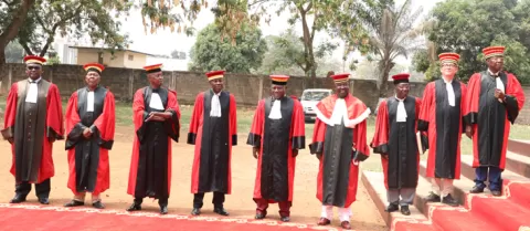 Avec les membres de la Cour de cassation