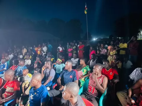 sensibilisation de masse à Kaga-bandoro