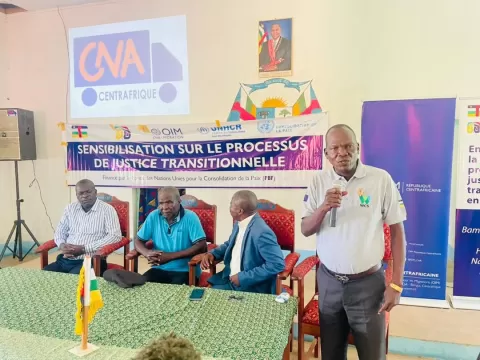 A la mairie de Kaga-bandoro