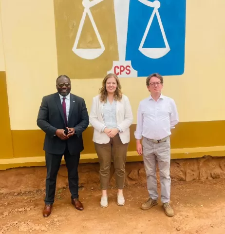 MME WEITZEL en visite à la CPS