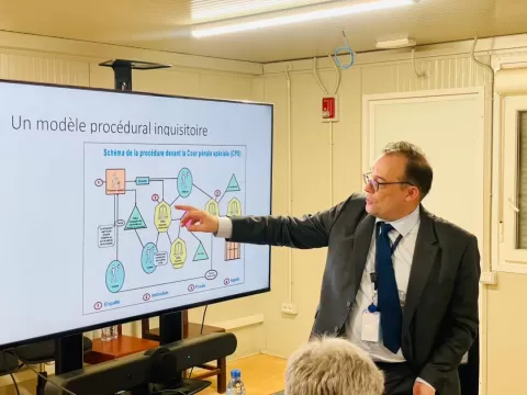 Visite Ambassadrice de Suisse à la CPS - Présentation VP - CPS