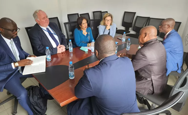 La CPS a reçu ce jour jeudi 16 novembre 2023, la Représentante spéciale du Secrétaire général des Nations Unies sur les violences sexuelles dans les conflits armés (RSSG-VSLC), Madame Pramila Patten en mission à Bangui, République centrafricaine (RCA).