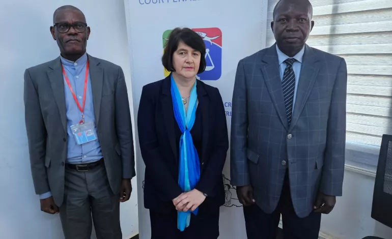 Mme SIOBHAN Mullally, Rapporteuse spéciale des Nations-Unies sur la Convention de la traite des êtres humains visite la CPS .