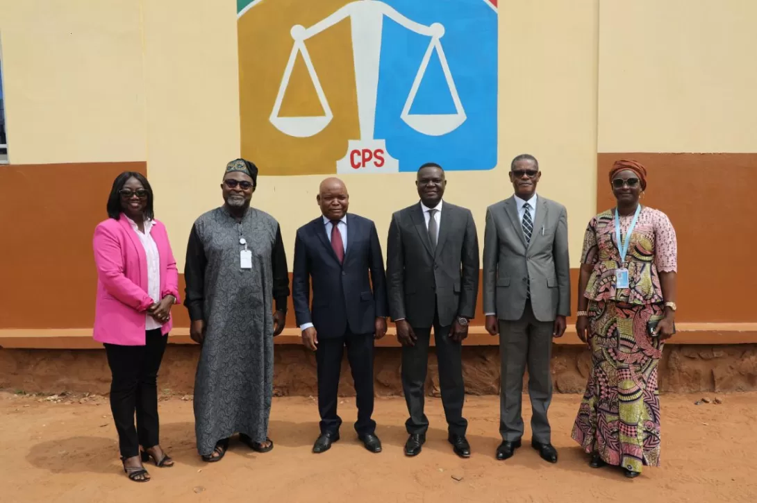 Mr YAO,Expert Indépendant des Nations-Unies en visite à la CPS