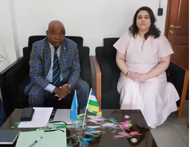 MME DEBORAH RUIZ DIRECTRICE EXECUTIVE DU FOND AU PROFIT DES VICTIMES DE LA CPI EN VISITE A LA CPS