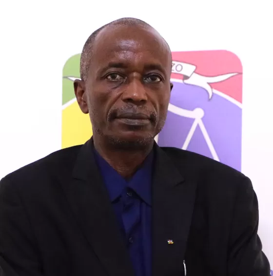  Aimé Pascal Delimo est juge à la Chambre d'assises de la Cour pénale spéciale.