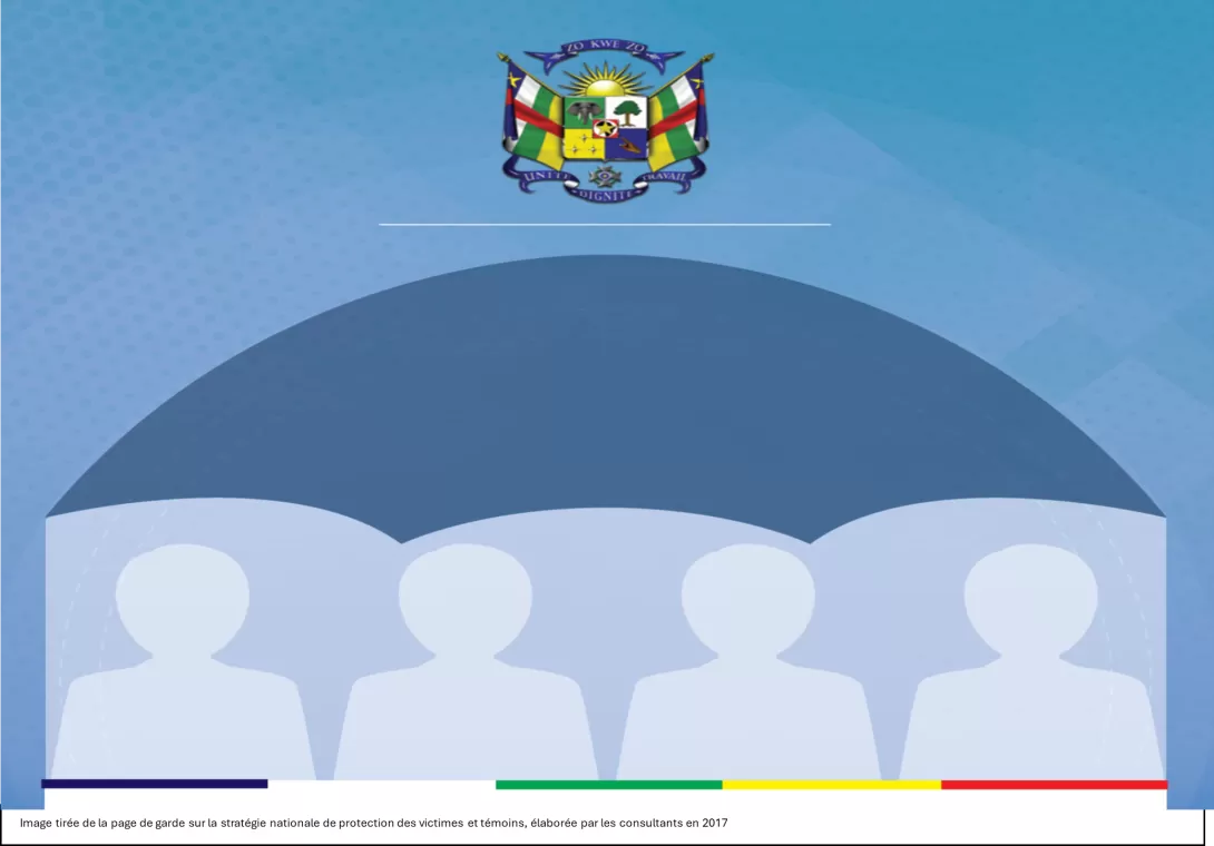  Image tirée de la page de garde sur la stratégie nationale de protection des victimes et témoins, 