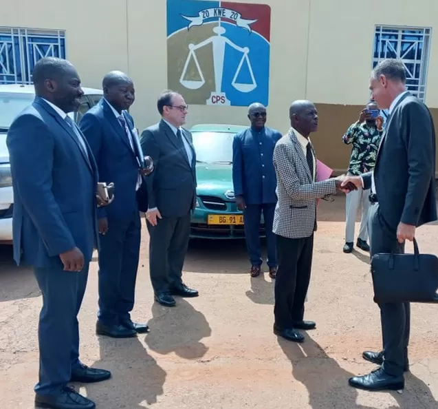 Visite Ambassadeur de l'Allemagne à la CPS - Salutations